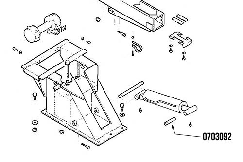 Miller Boom Lift Cylinder Pin Century Formula 6500