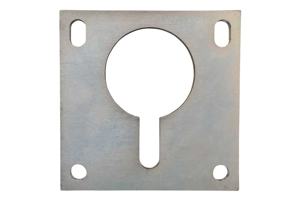 Miller Keyhole Plate w/ Bolt Holes