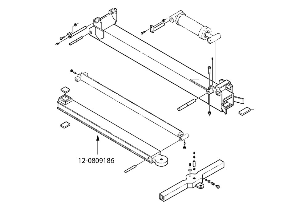 Miller Wheel Lift Inner Boom Weldment, 10 Series Carrier