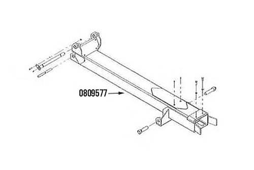 Miller Century LCG Outer Boom Weldment