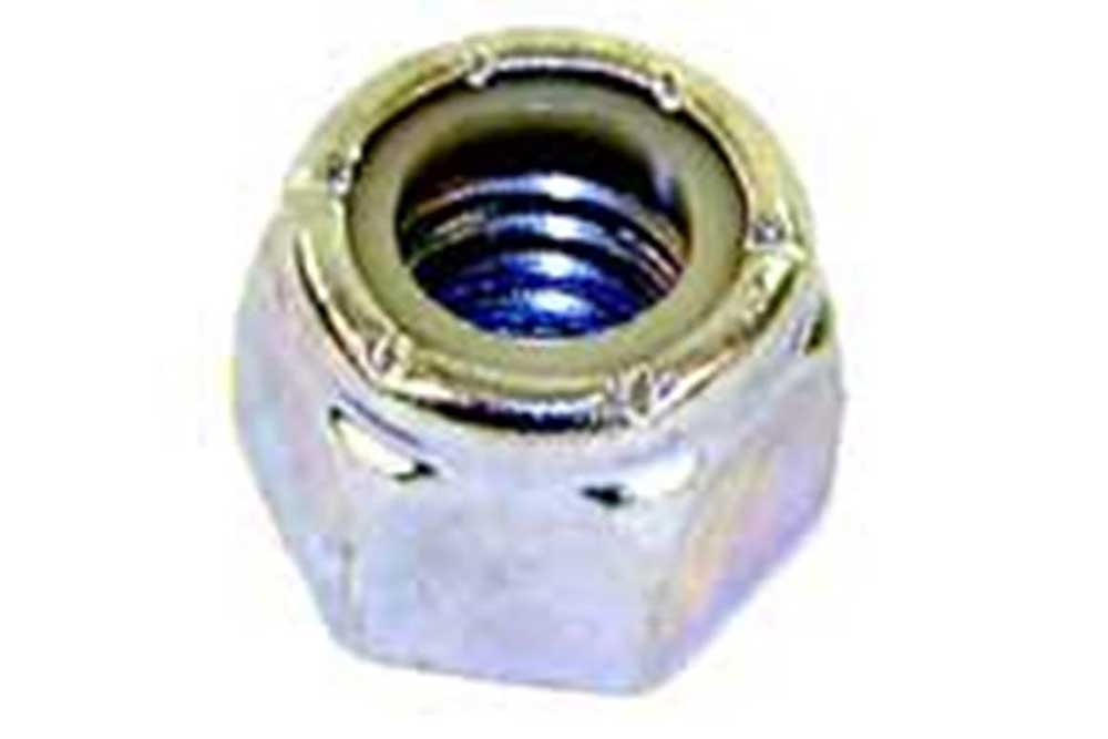 3/8-16 Nylok Hex Nut Zinc