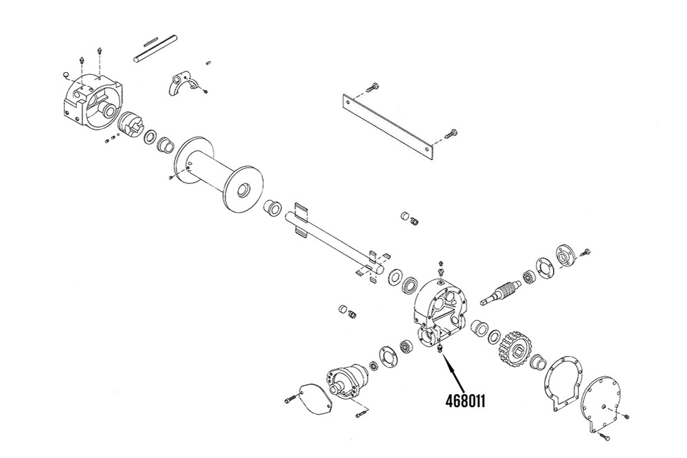 Miller Plug, 4-Ton Hydraulic Winch, See 4068011