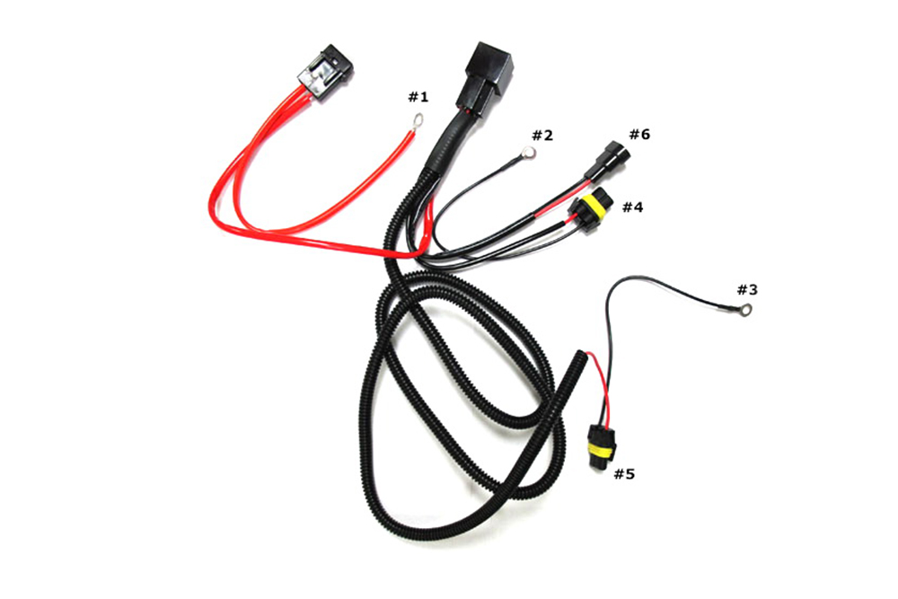 SnowDogg Plate Mounting Relay Harness